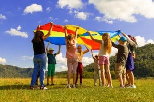 children playing